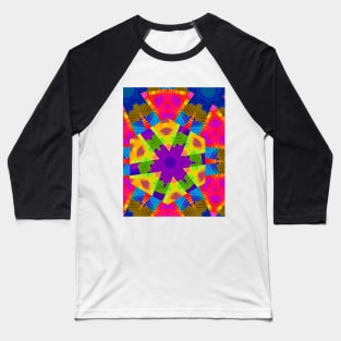 Abstract psychedelic kaleidoscope Baseball T-Shirt